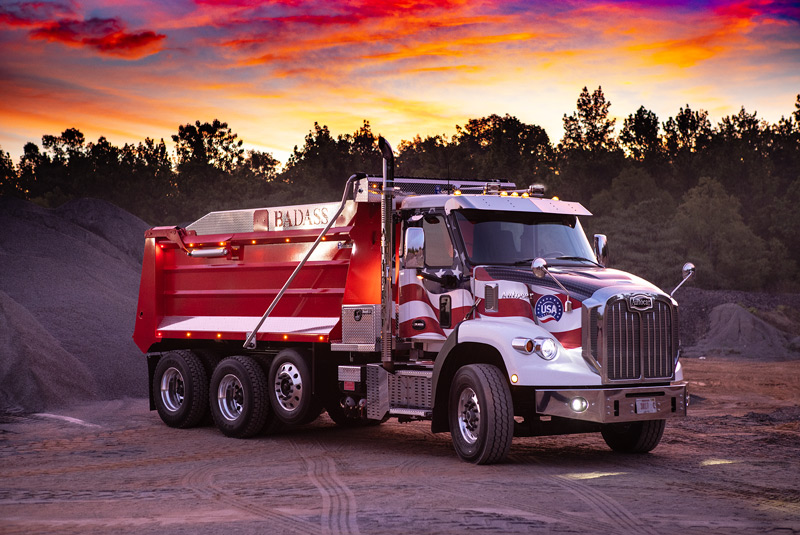 Autocar Debuts the Only BADASS Dump Truck in North America Rock