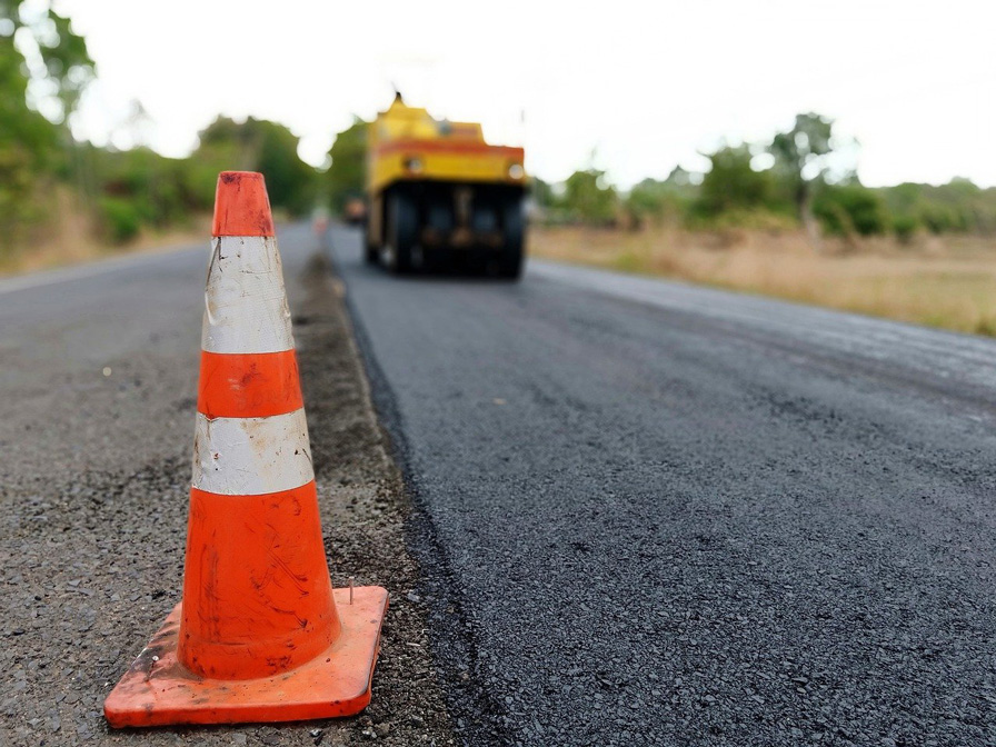 asphalt road paving