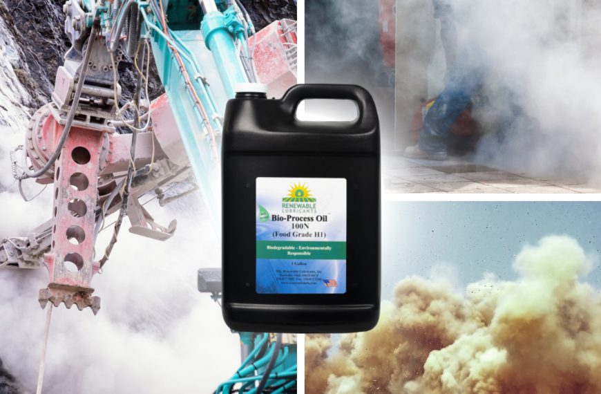 Renewable Lubricants’ Bio-Process Oils for Safe, Sustainable Dust Control