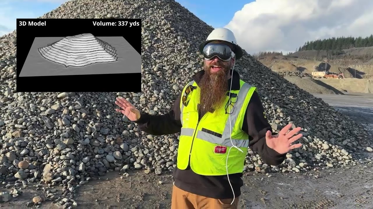The World’s First Stockpile Measurement with the Apple Vision Pro