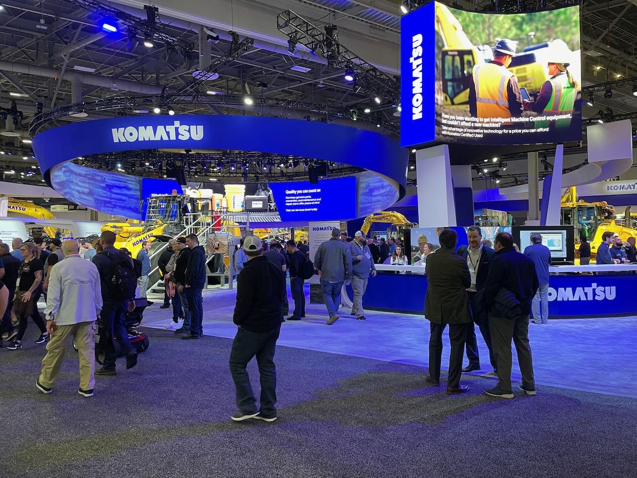 ConExpo Komatsu Booth